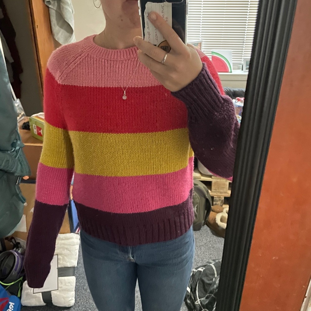 stripped sweater